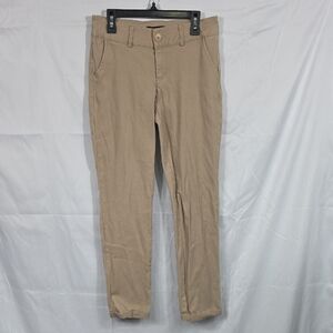 Women's Tan Pants Active USA Size Small (W639) Stretchy